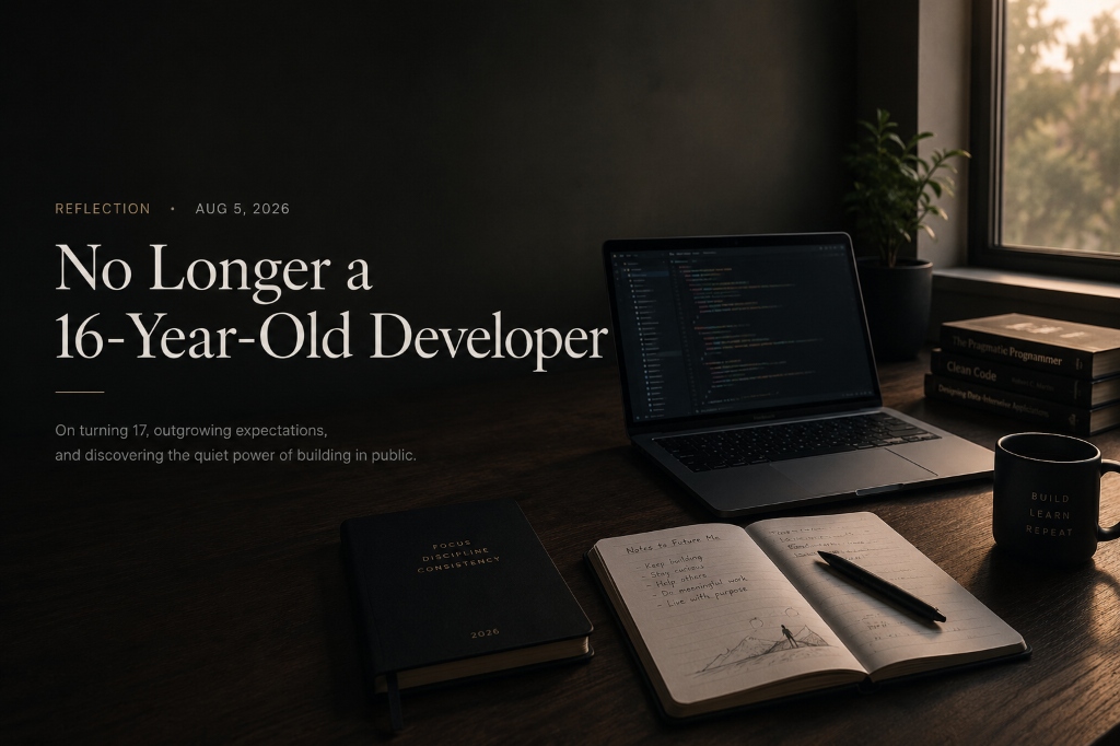 No Longer a 16-Year-Old Developer